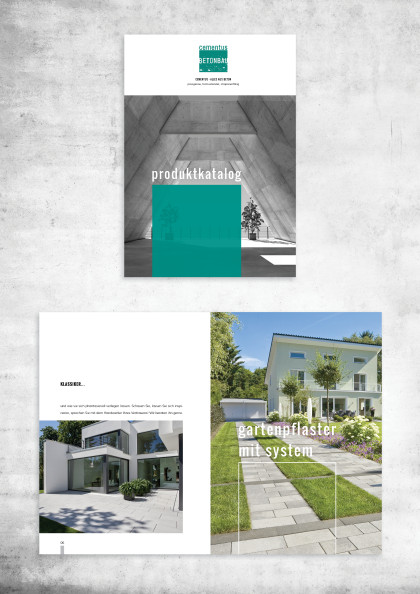 Titelbild und Innenseiten aus dem Produktkatalog